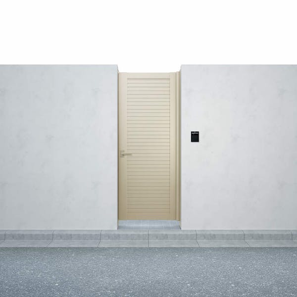 シンプレオ門扉　５型　片開き　柱仕様     ０９・２０R（L） | YKKAP